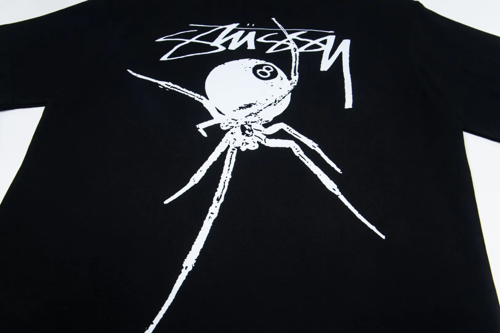 🔥 018# P55 （In Stock ） Stussy T Same Style ：Black White Size：S M L XL ： 260 ：